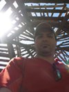 Nick in the gazebo in Central Park, NYC