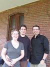 Nick, Nat & Sue at their awesome house
