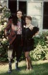 Nick & Melissa going to Melissa's prom - in style.