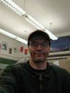 Nick in the office at Positronic