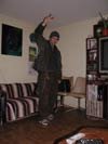 Nick posing for the 3rd Party logo design 3