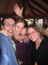 Nick, Beth, Andy and Kate at Amy and Jeremy's wedding