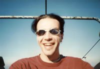 Nick on a chairlift