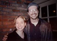 Nick with that really cute girl whose name he never caught... funny story