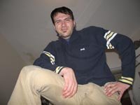 Nick posing for a false dating profile
