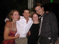 Cristin, Matt, Chelsea and Nick at Jon and Jess' wedding