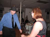 Nick and Kate cutting the rug