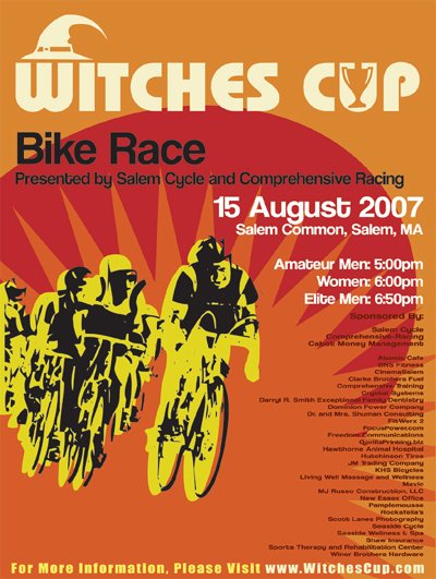 Witches Cup Bike Race 2007 Poster - Nick's Favorite Promotional Artwork
