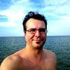 Nick in the middle of the ocean, Crane Beach, Ipswich