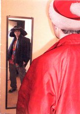1999 "St." Nick Xmas Card - "St." Pimp